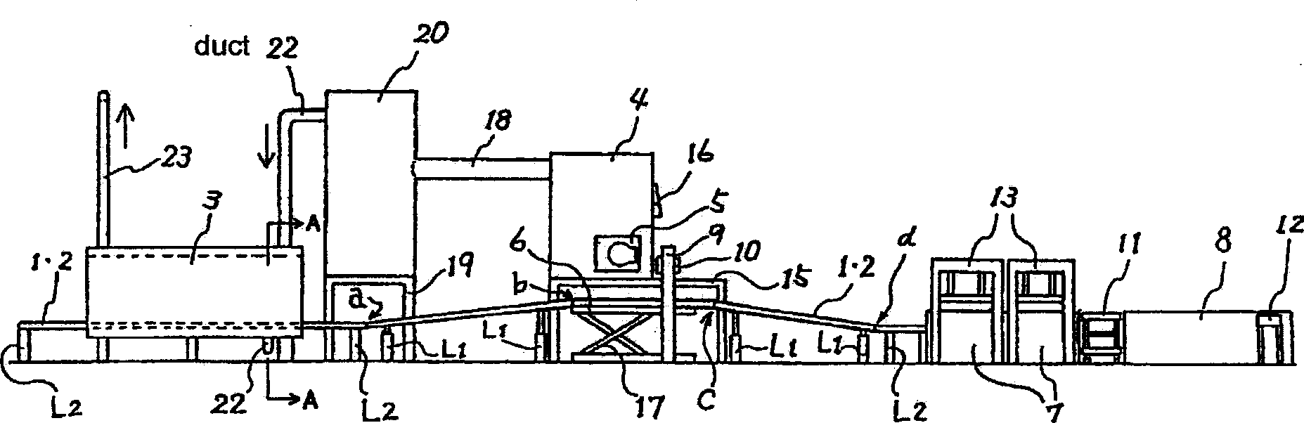 Technique for producing recycled article by employing pouring molding of molten waste plastic