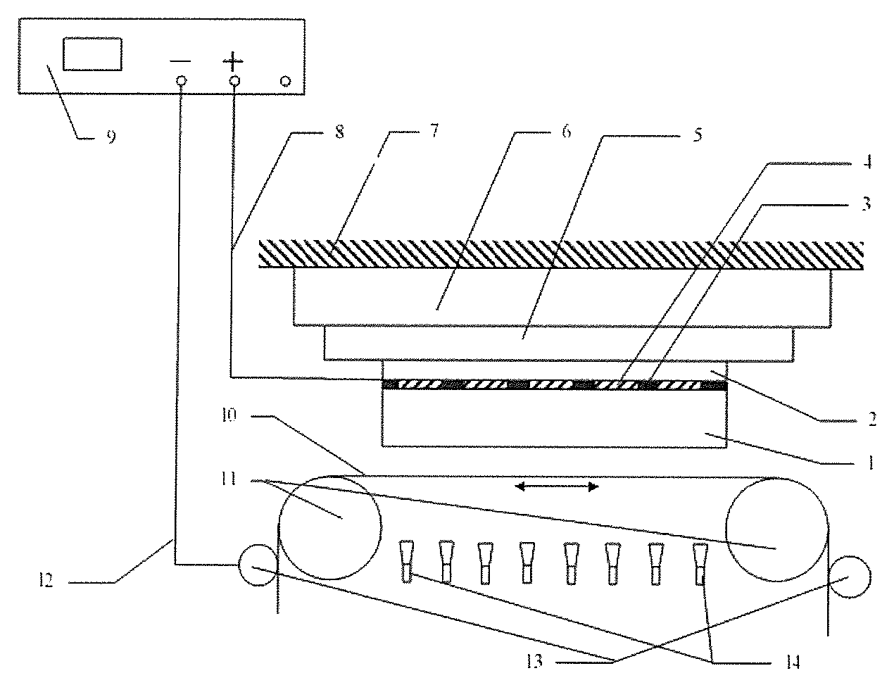 Grinding/electrolysis combined multi-wire-slicing processing method for silicon wafers