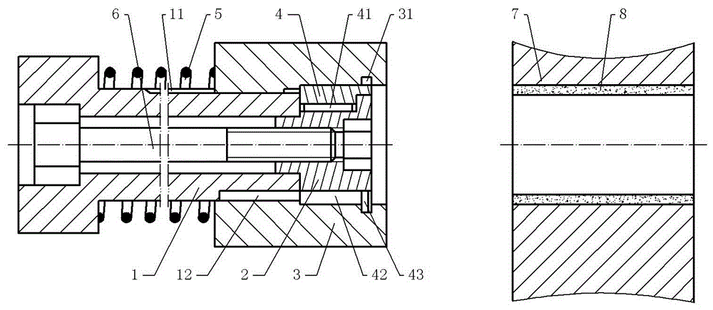 Oxide shell treatment device for reverse extrusion machine