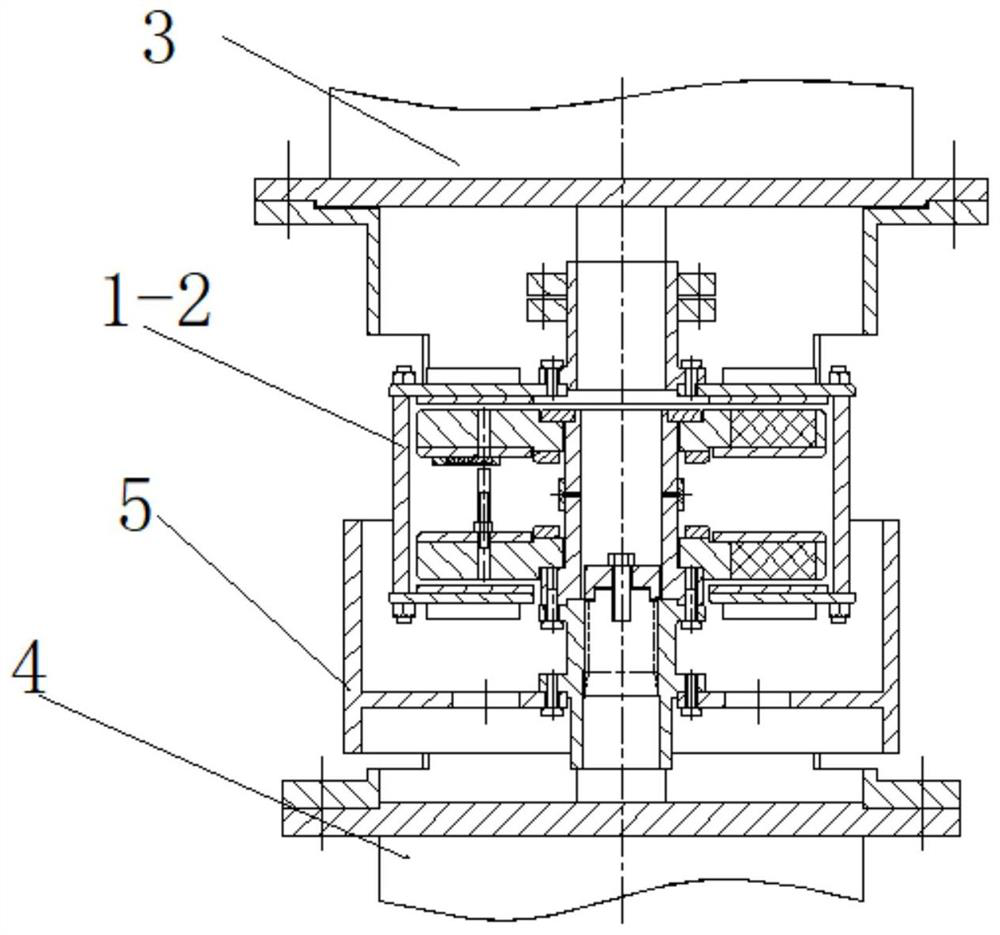 Gantry crane swing mechanism driving system