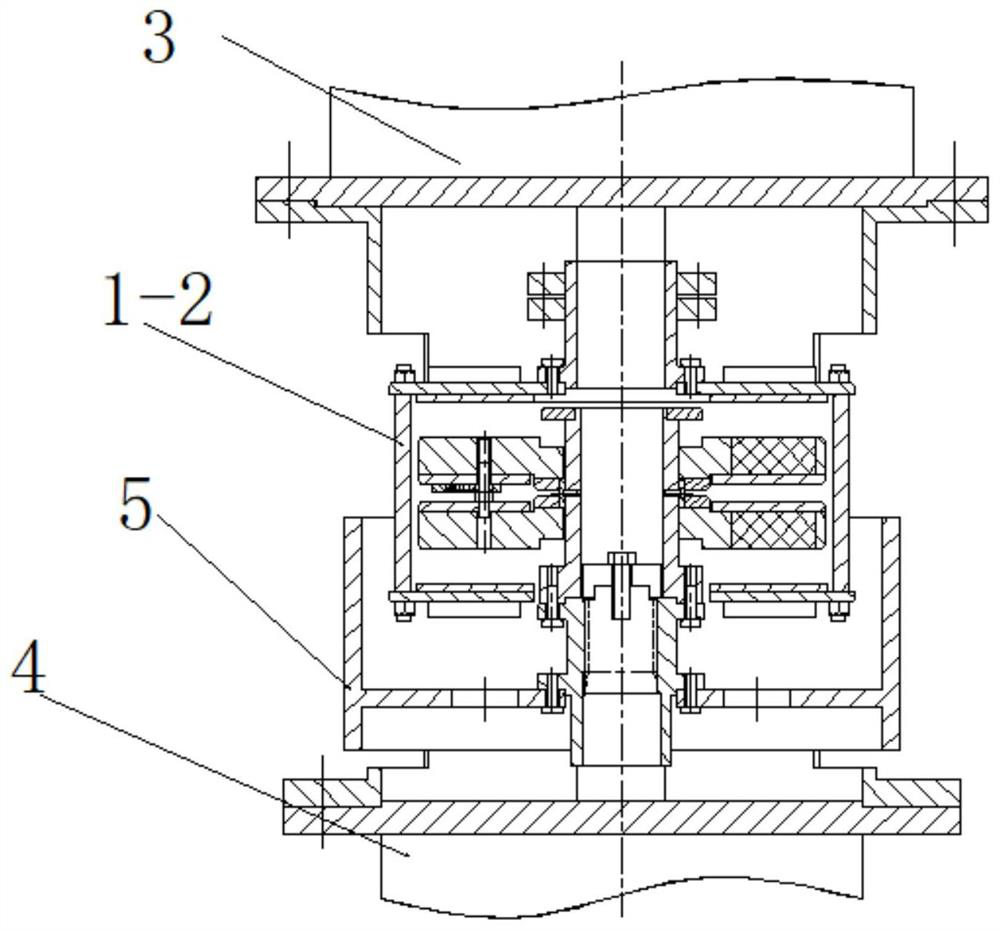 Gantry crane swing mechanism driving system