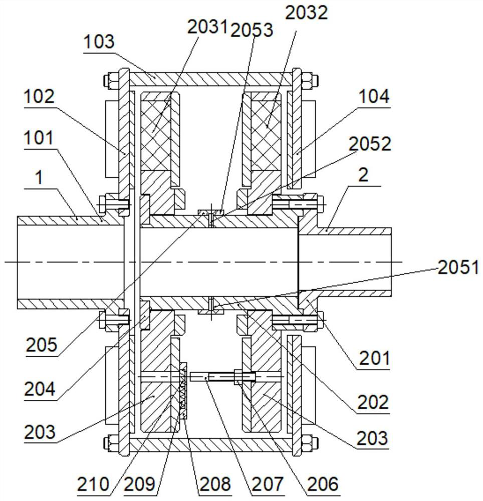 Gantry crane swing mechanism driving system