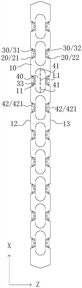 Hinge and flexible display device