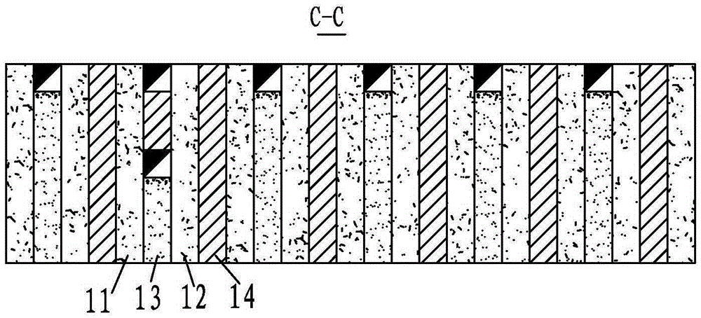 Pillar pre-segregation segmental strip filling mining method and the ore body applicable to this mining method