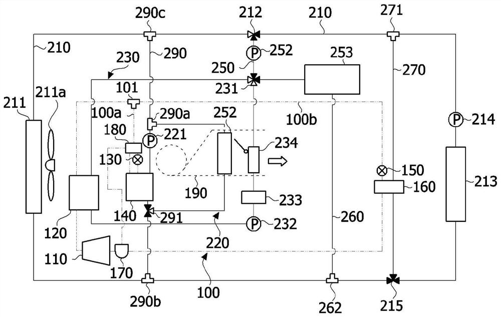 Vehicle heat pump system