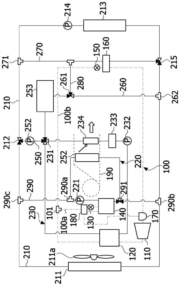 Vehicle heat pump system