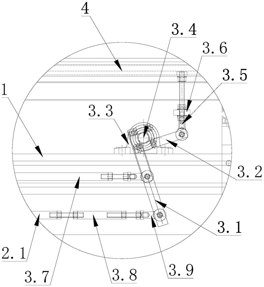 An electric cylinder lifting device and a tile conveying device