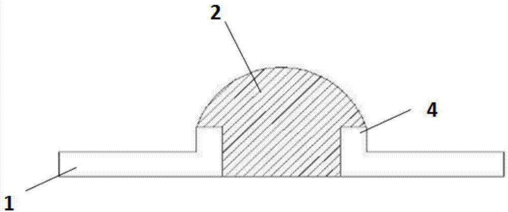 Preparation method for LED packaging cover plate