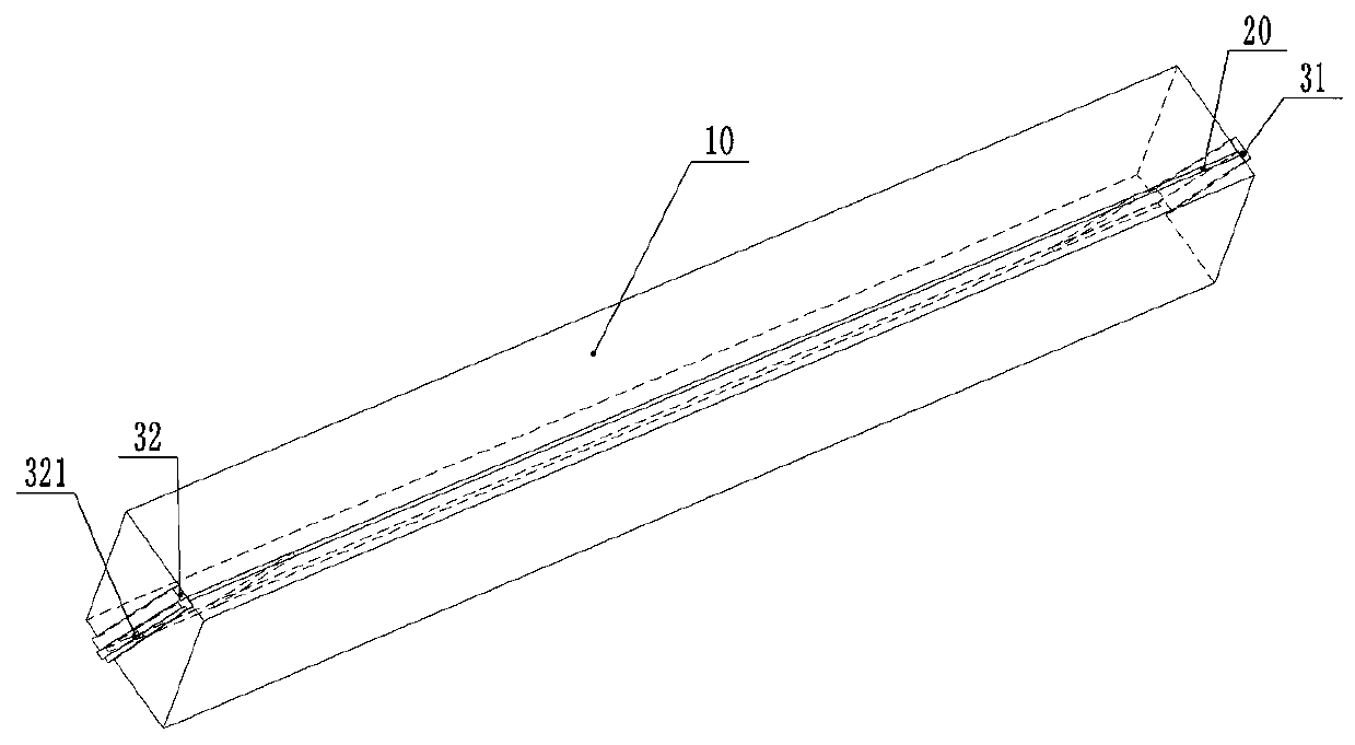 A kind of tensile test method of trapezoidal copper bar