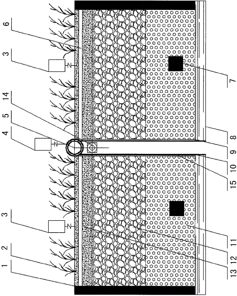 Three-level deep rapid purification device and method for heavy metals in underground water