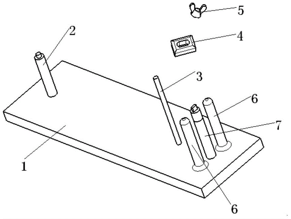 Airplane splint measuring tool