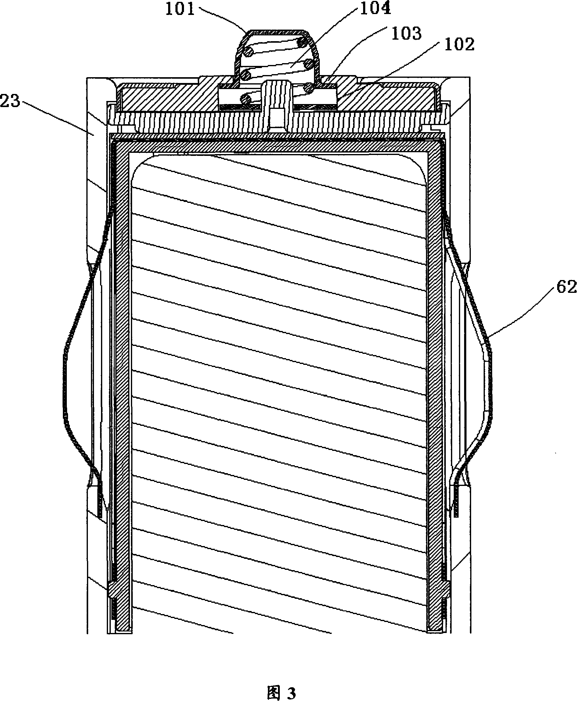 Chargeable battery without the necessary of identifying polarity