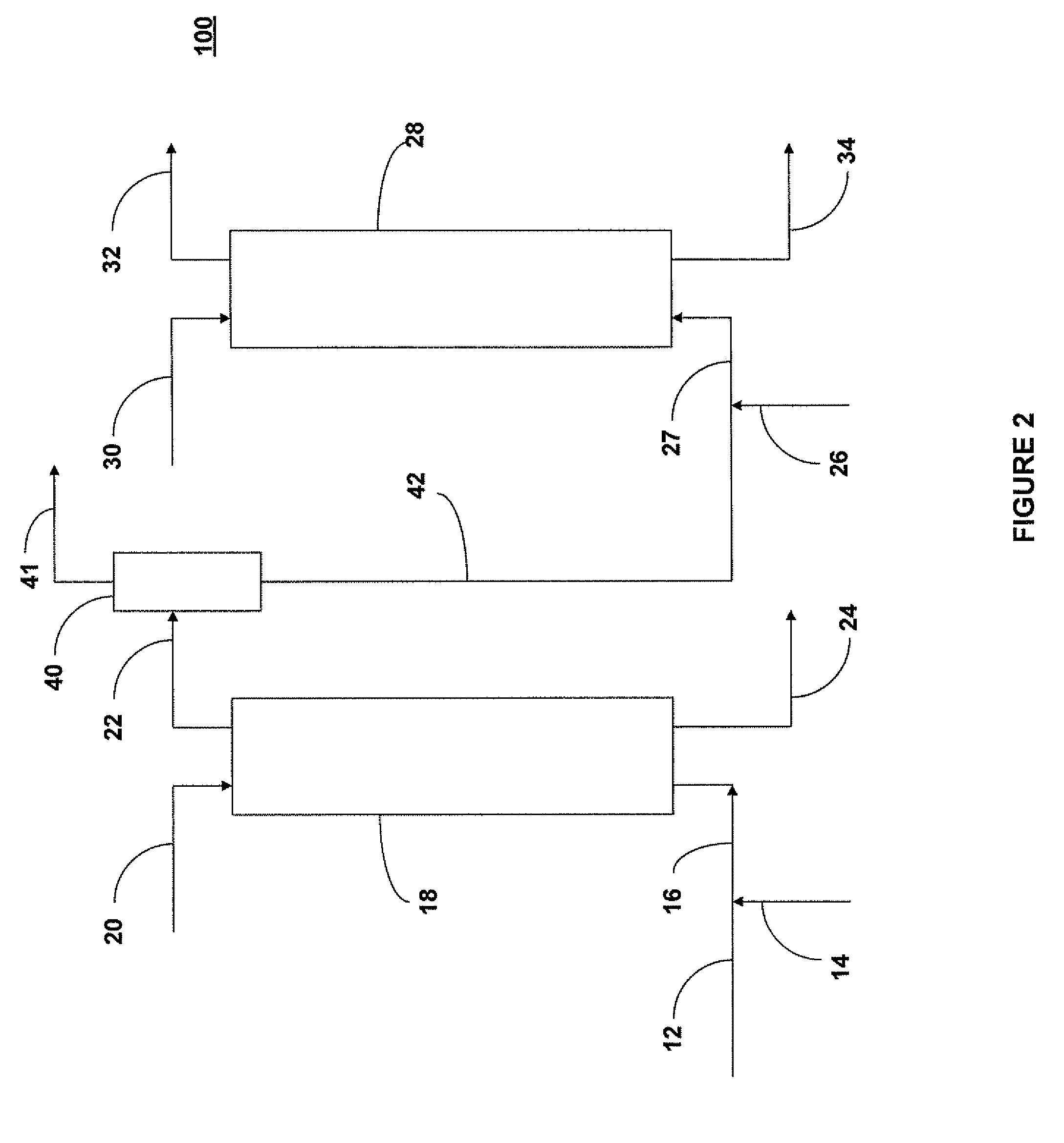 Process for the sequential hydroconversion and hydrodesulfurization of whole crude oil