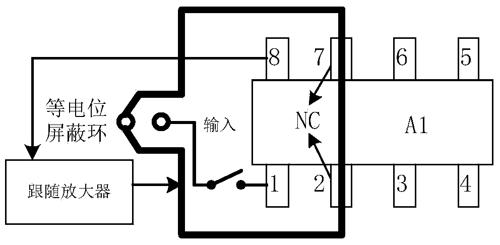 High-voltage static voltage measurement device