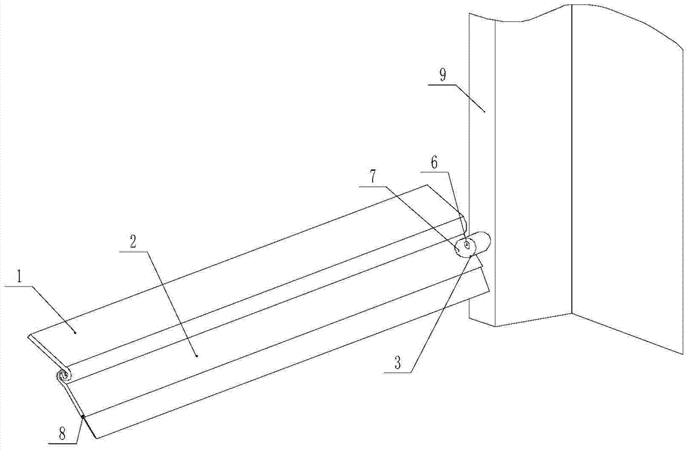 A door bottom sealing device