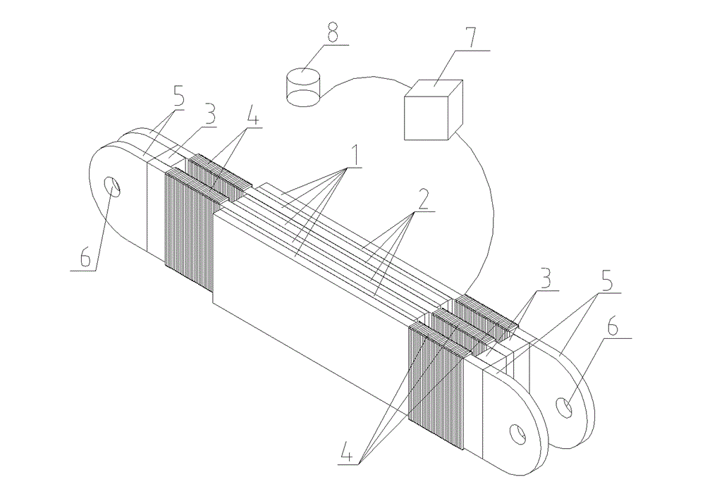 Viscoelastic damper capable of intelligently controlling damping force