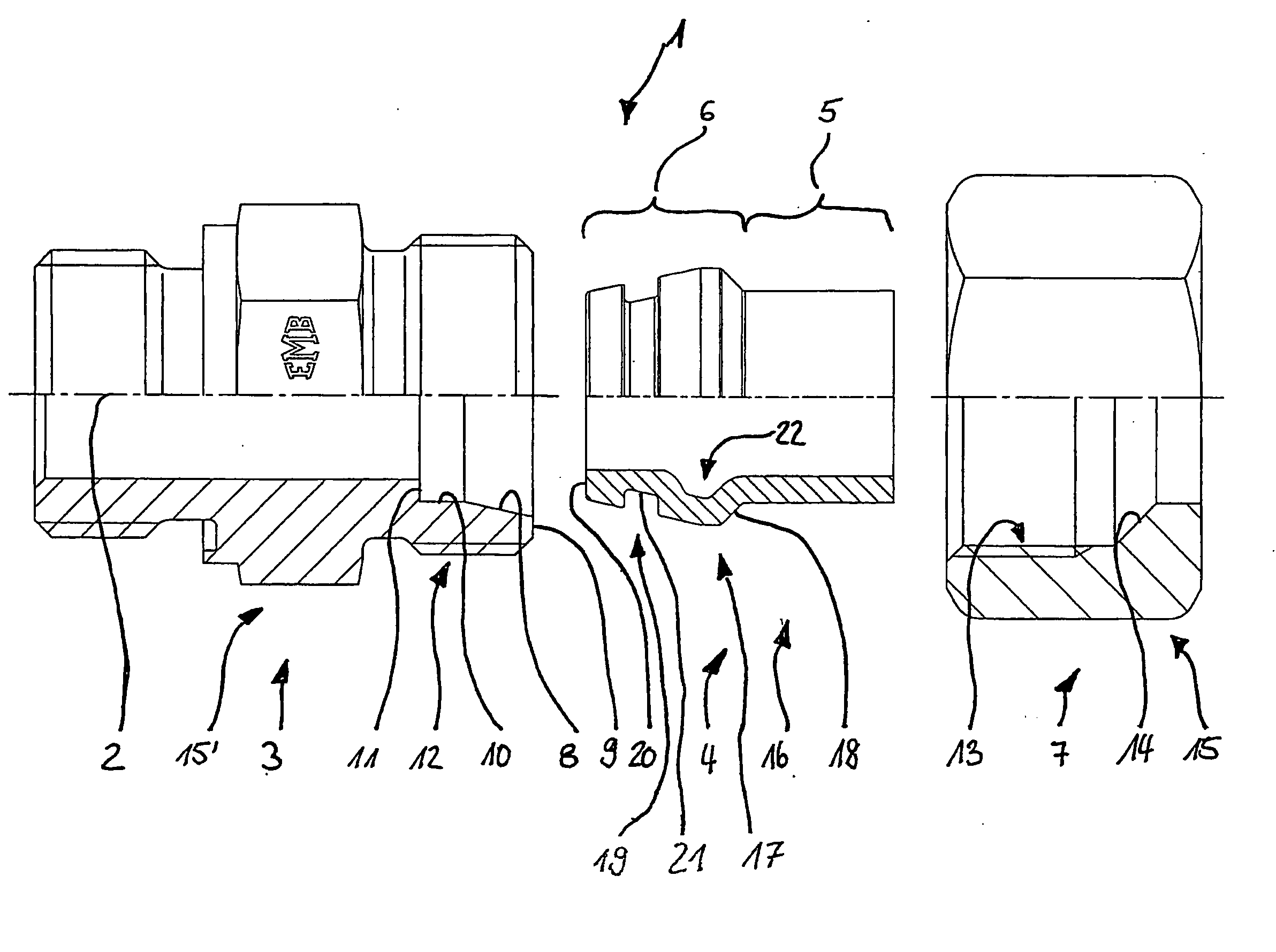 Pipe joint including a pipe and method for producing a joint section of a pipe joint