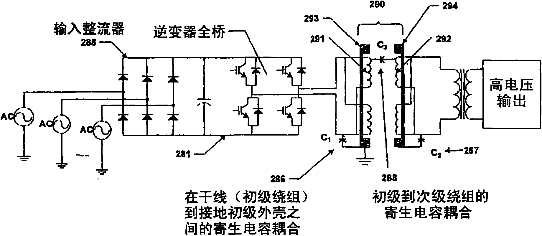 Non-contact rotary power transfer system