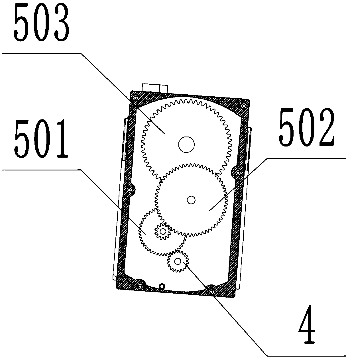 Aero-engine flow pass checking multifunctional band rotating machine