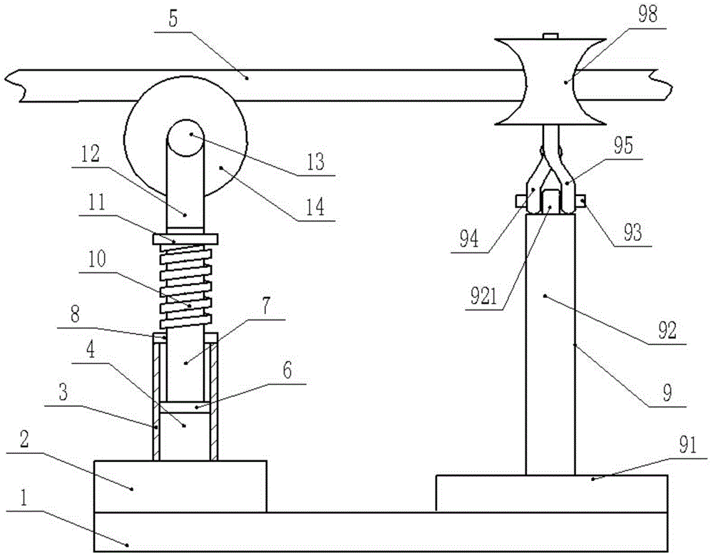 Cable drying and dewatering device