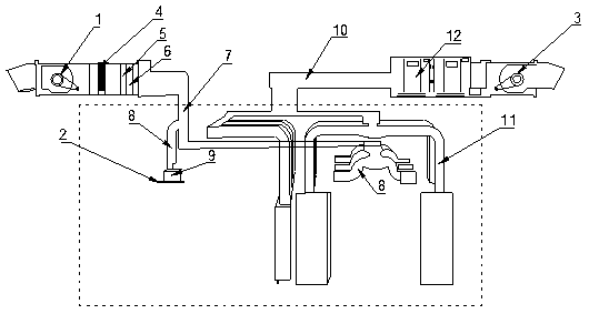 Air treatment system for biological laboratory