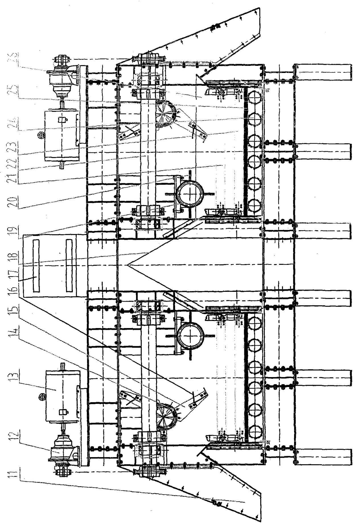 A kind of dense medium dry separation equipment