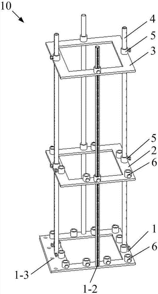 Positioning assembly, device and method for reserved joint bars in shear wall