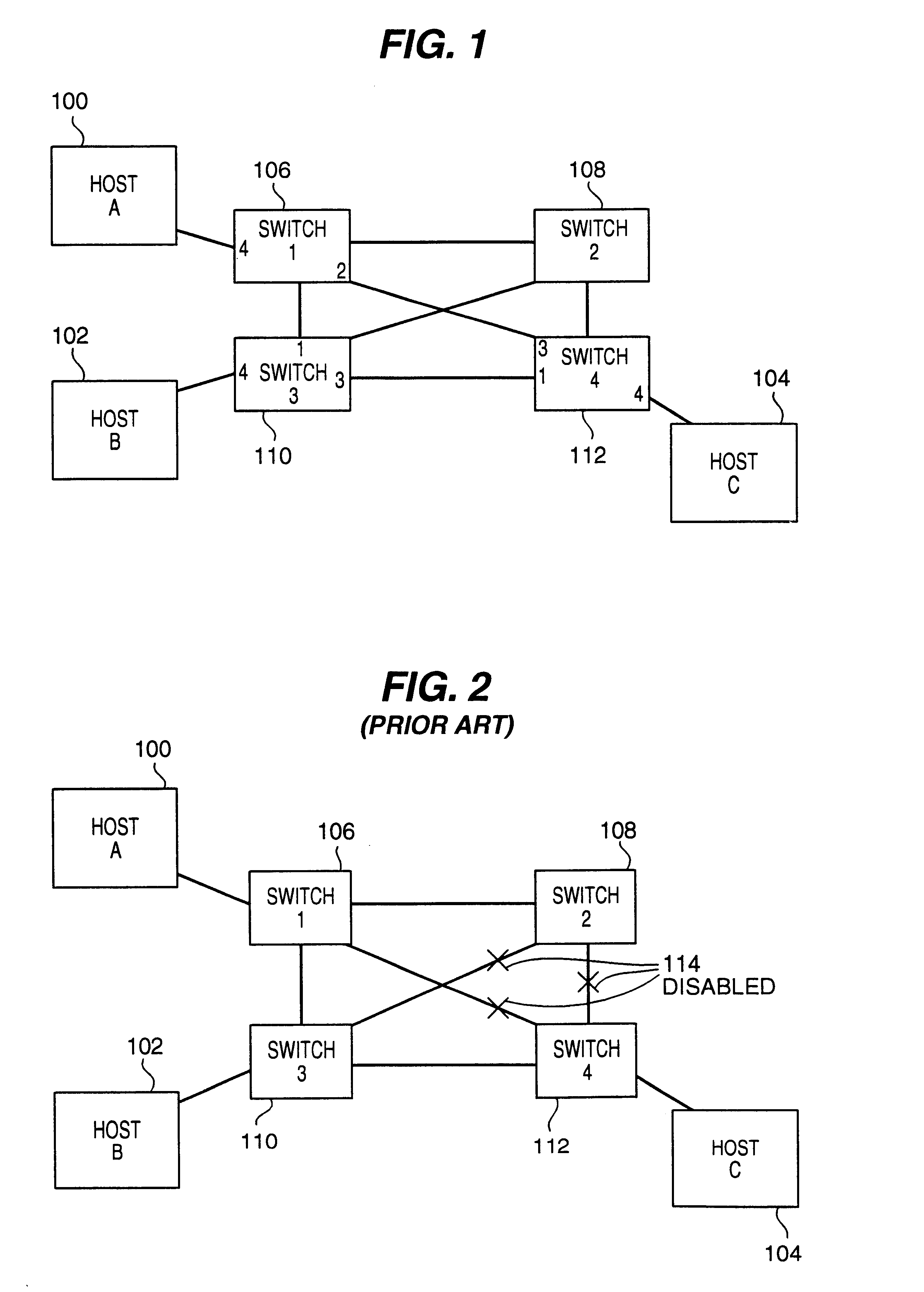 Load balancing switch protocols