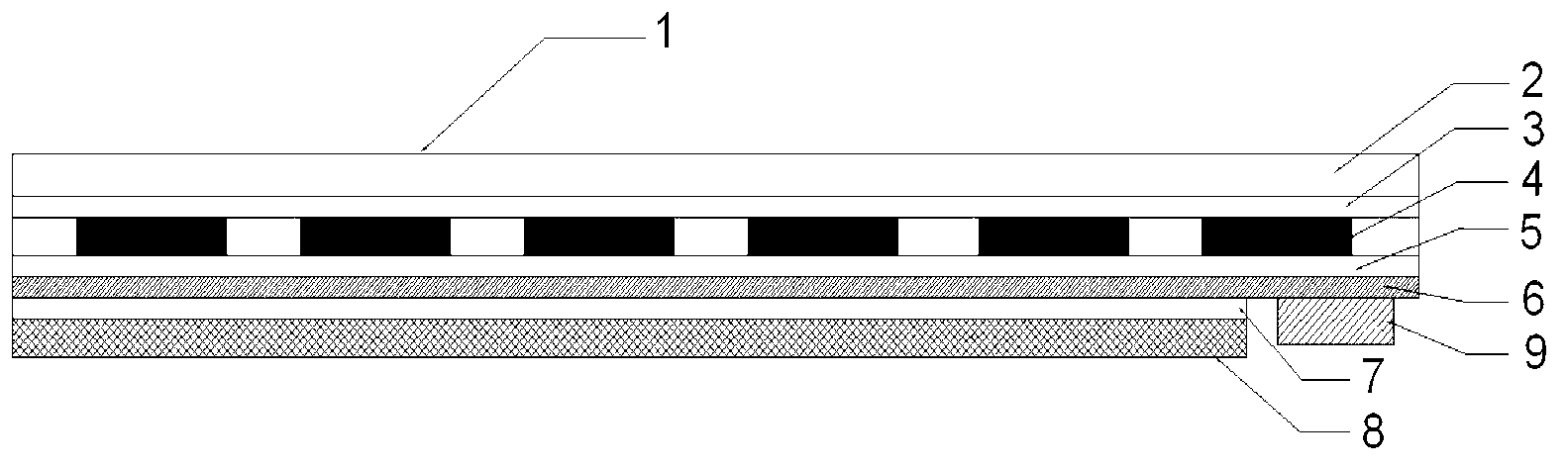 Solar storage battery pack and production method