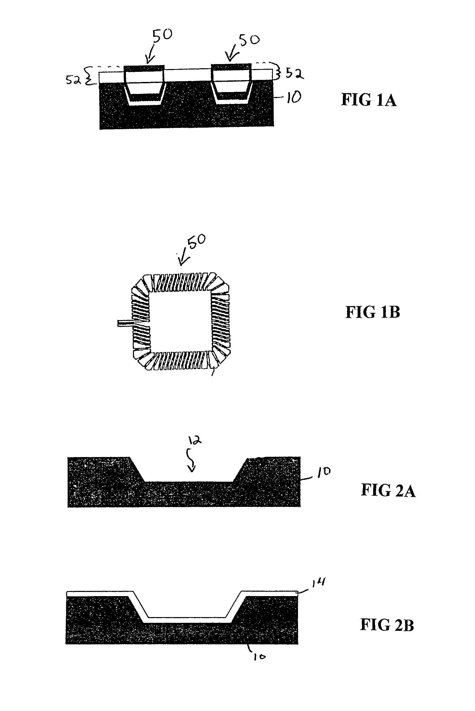 Integrated coil inductors for IC devices