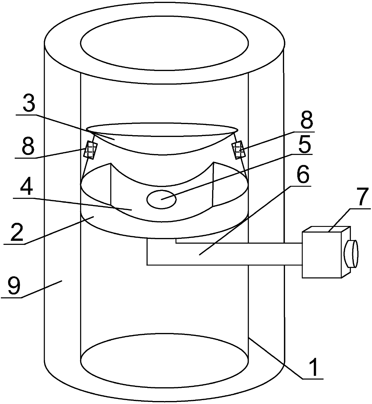 Glass lens wear-resistant breakage-proof packing box