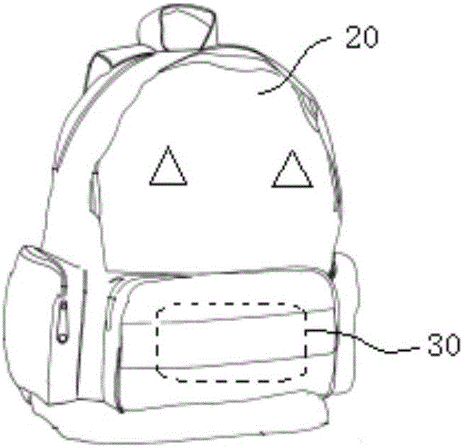 Children's schoolbag having tracking and positioning functions