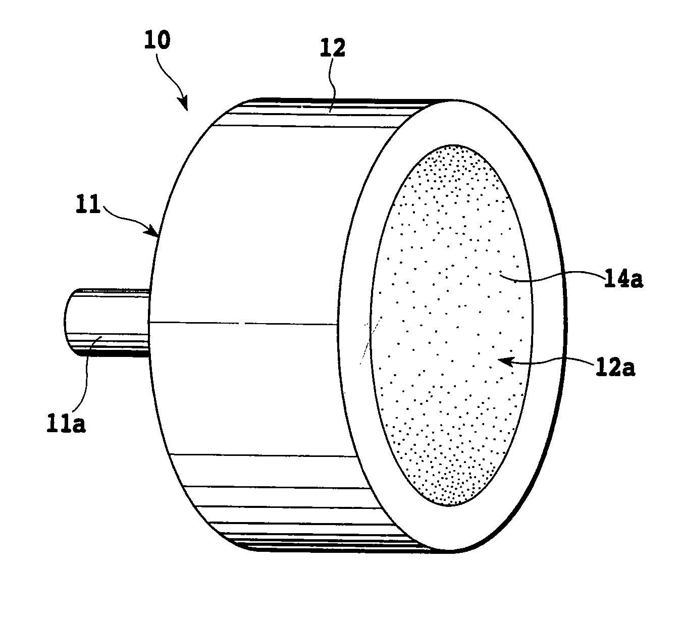 Centrifugal casting die, method for manufacturing thereof as well as casting material, blade obtained therefrom and method for manufacturing thereof