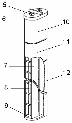 Power thermocouple conversion element with long-range concentrated cooling mode
