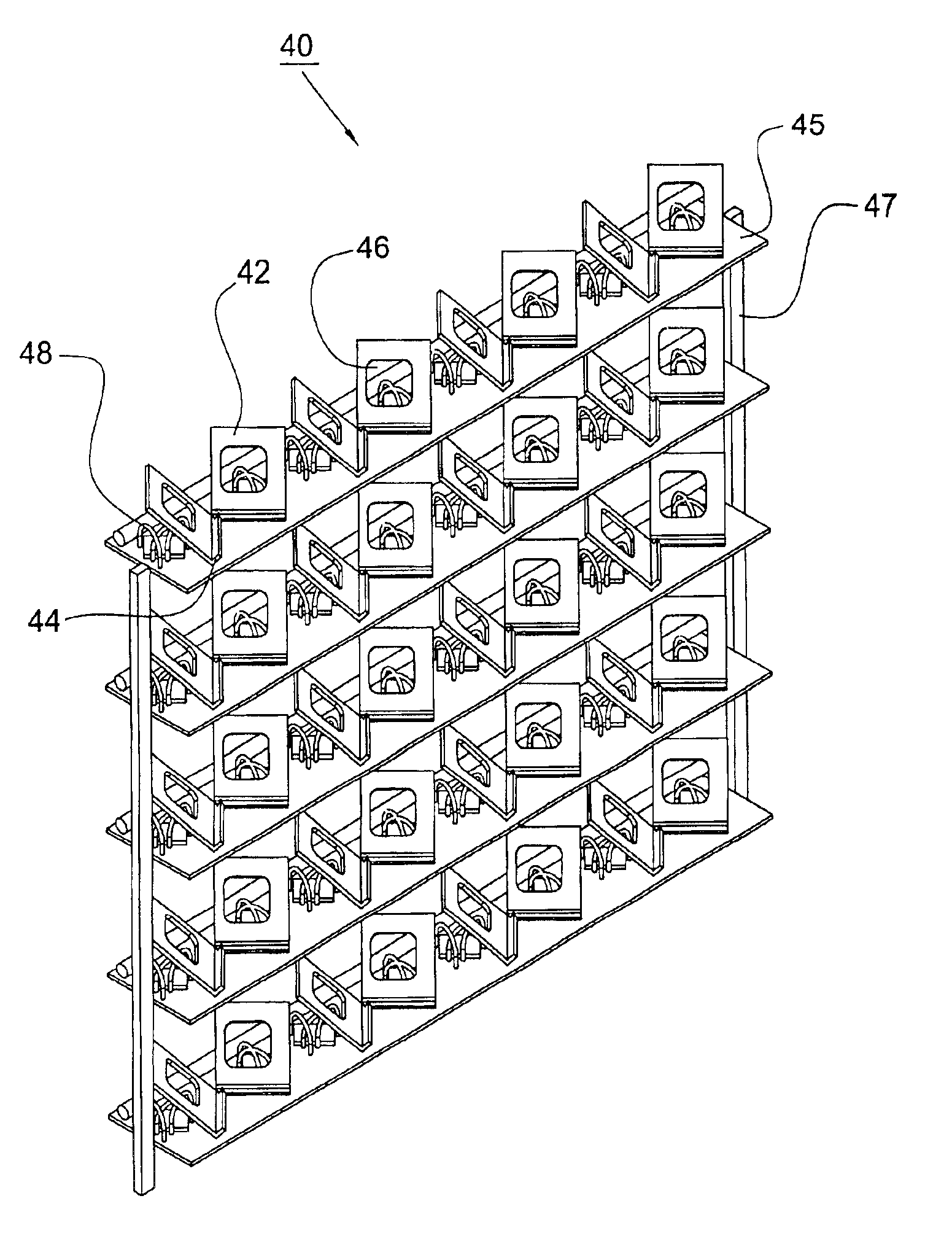 Display detecting apparatus for display module and detecting arrangement method therefor