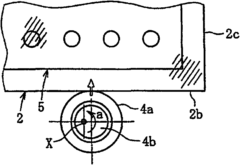 Glass substrate positioning apparatus, positioning method, edge plane polishing apparatus and edge plane polishing method