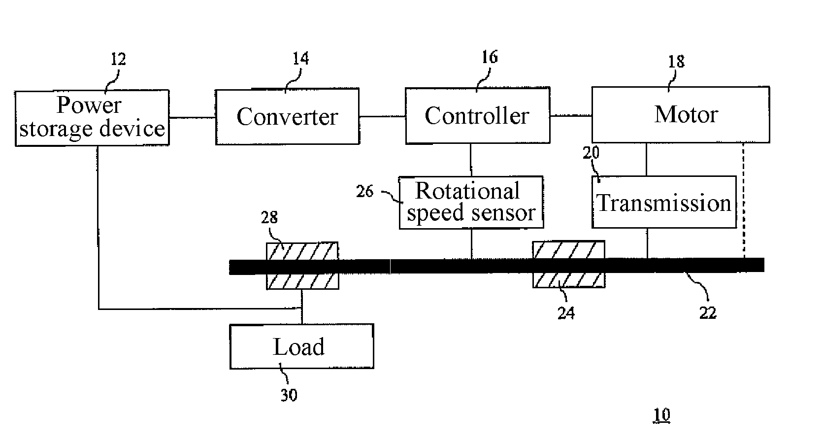 Transmission shaft having centrifugal device and transmission method thereof