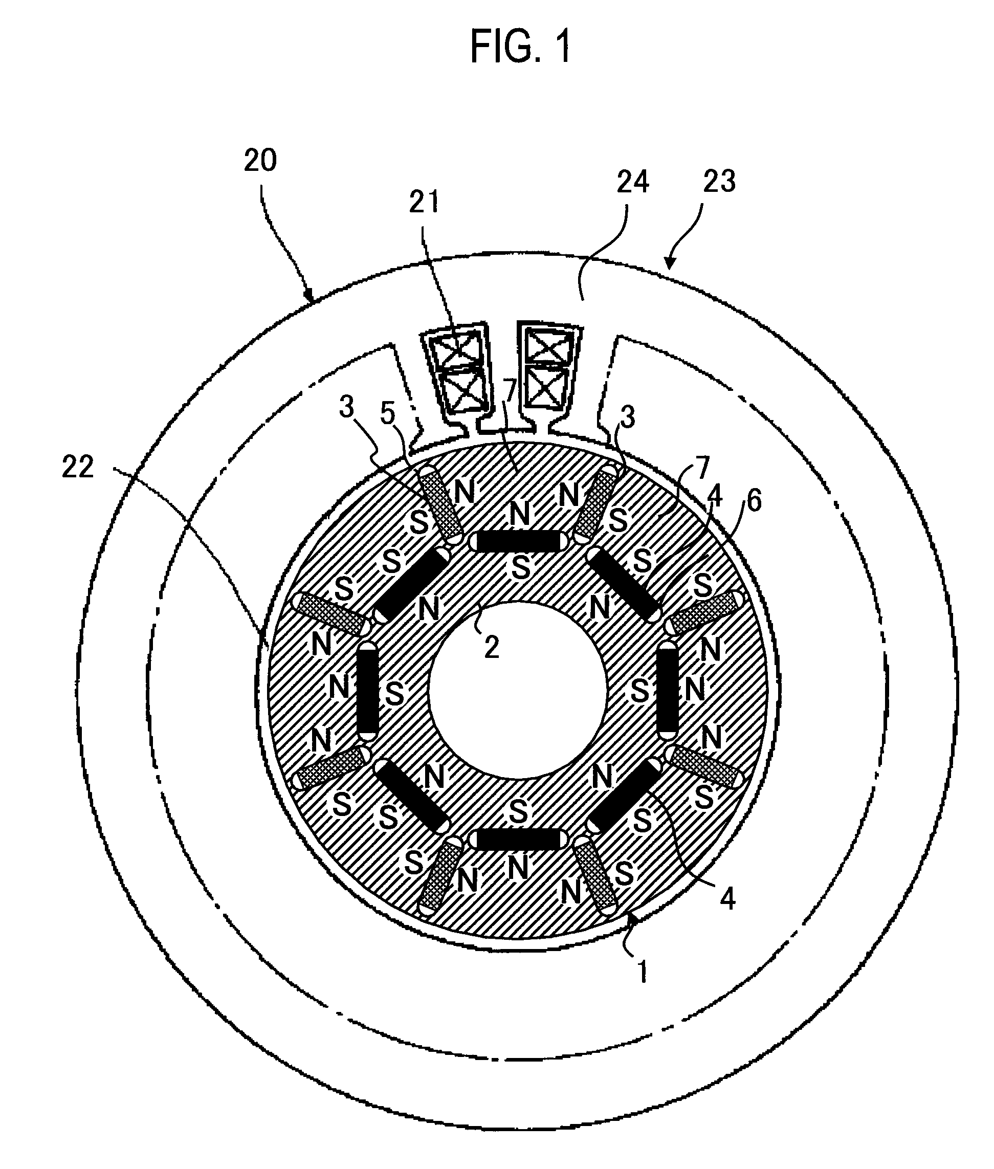 Permanent-magnet-type rotating electrical machine
