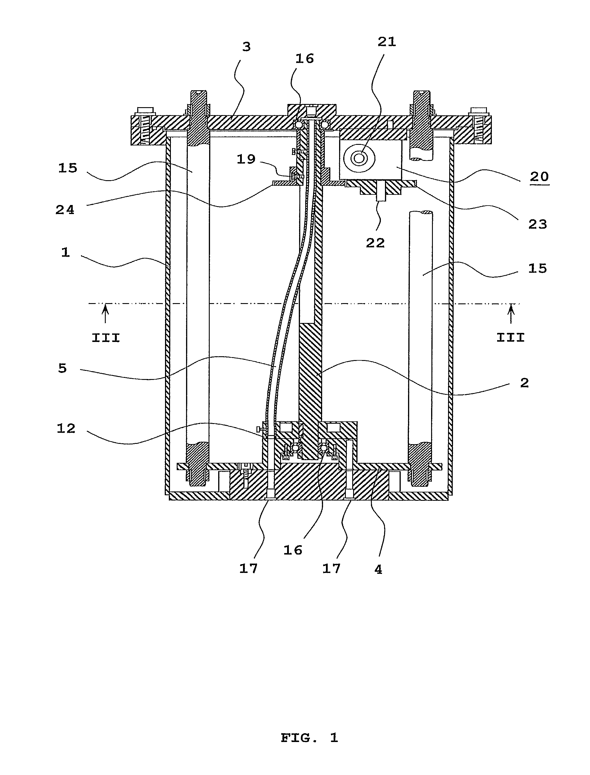 Passage selector of reactor in-core nuclear-measuring apparatus