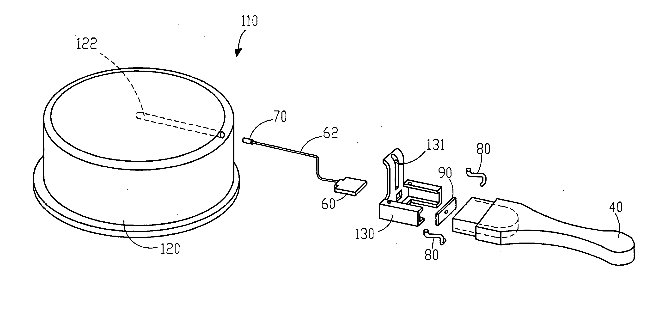 Tag assembly for radio frequency identification controlled heatable objects