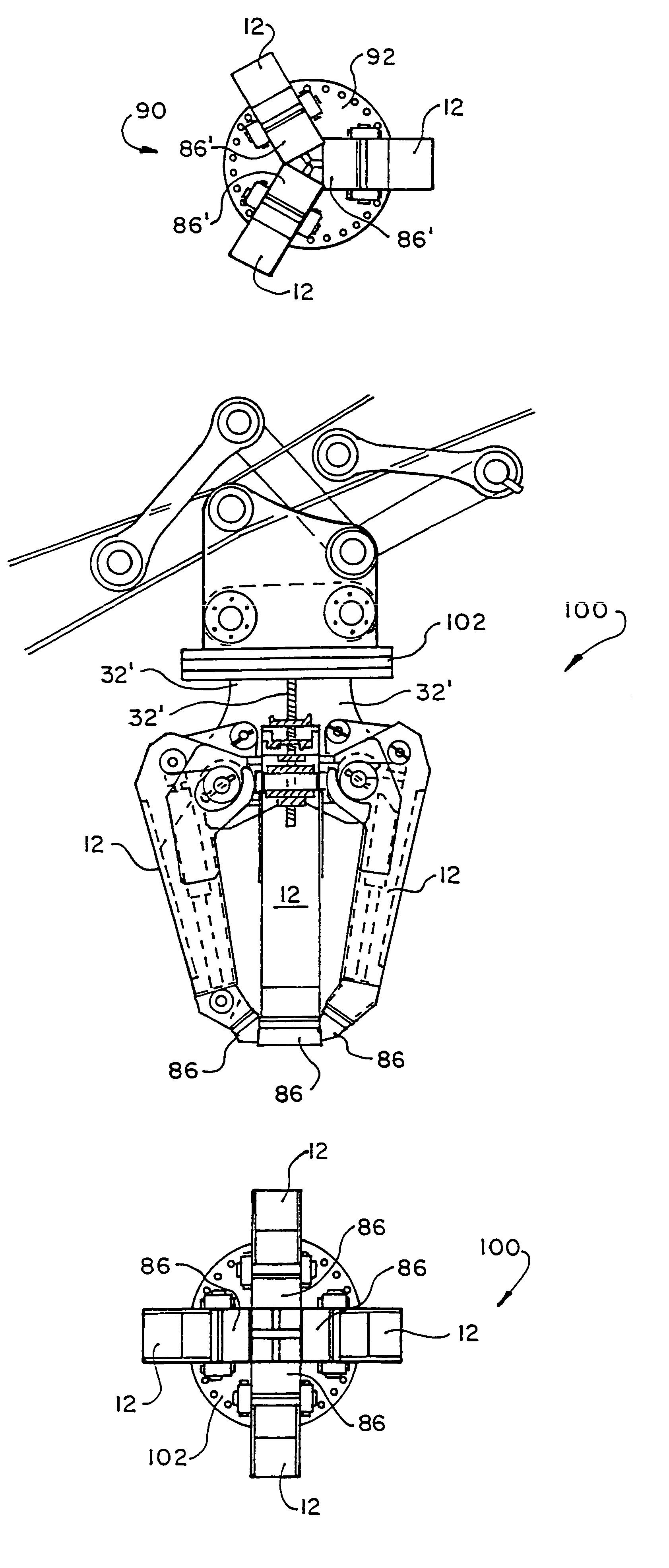 Demolition equipment having universal tines and a method for designing a universal tine