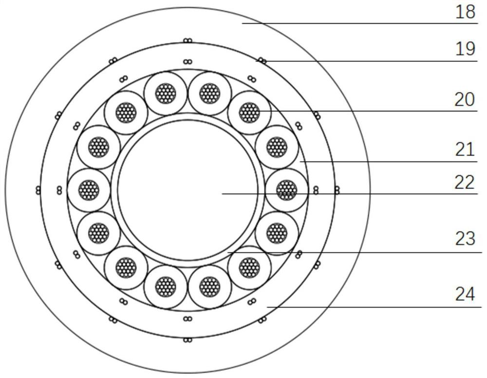 Impressed current cathodic protection partial repair device and repair method for floating platform