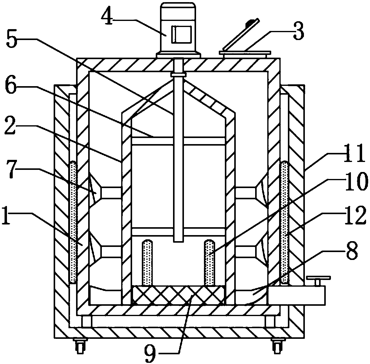 Fusion device for yellow lead production