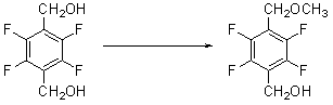 Synthesis method of 4-methoxymethyl-2,3,5,6-tetrafluorobenzyl alcohol