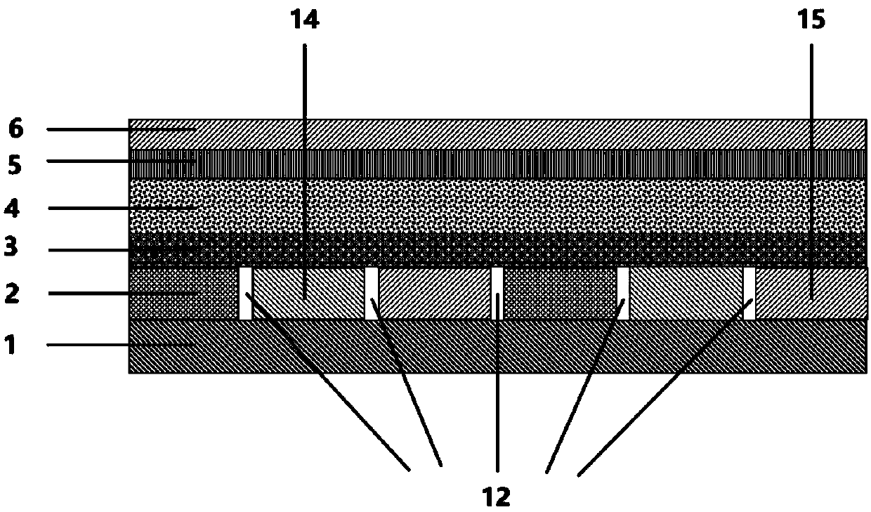 A panchromatic organic electroluminescent device is provided