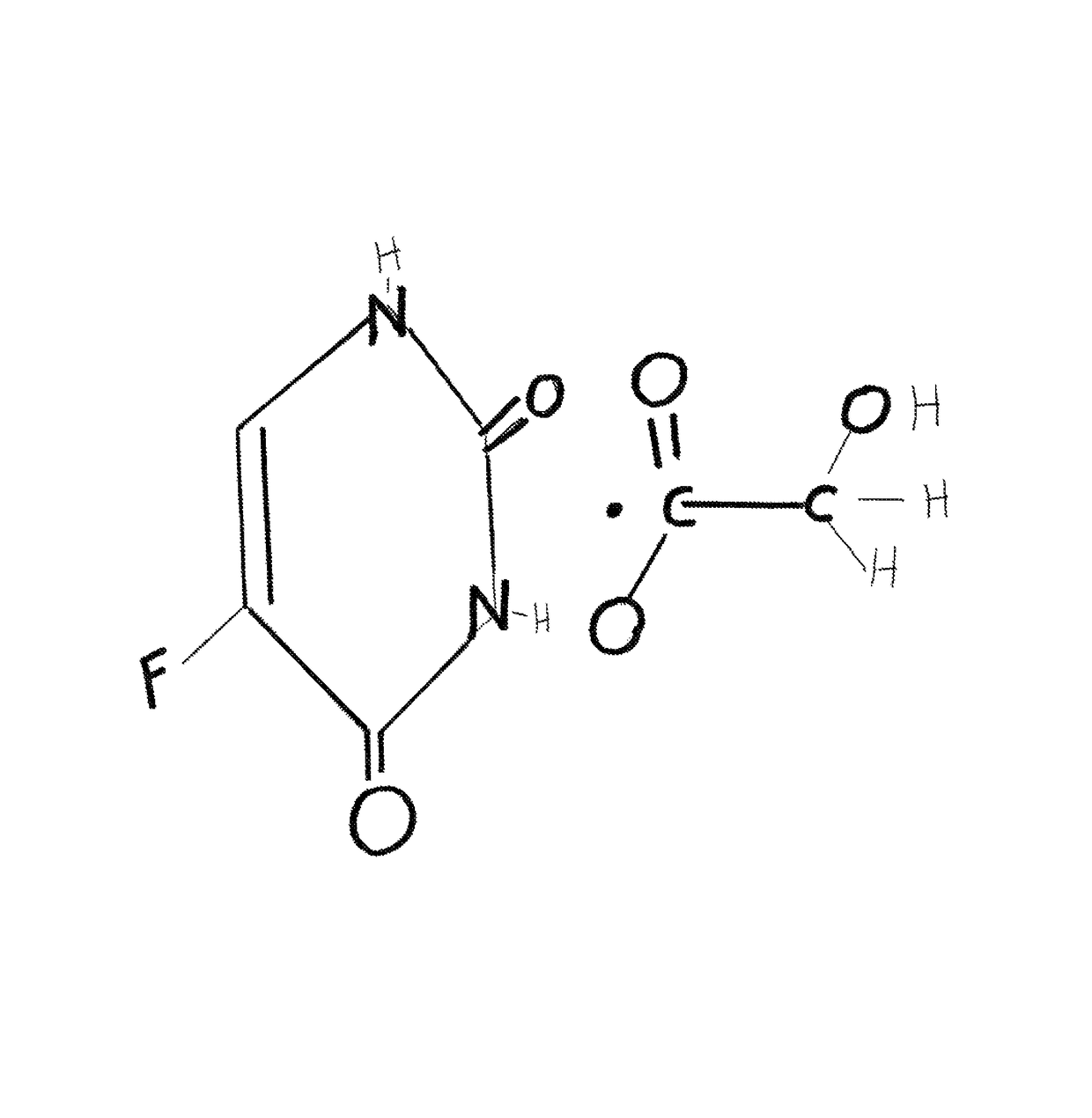 Fluorouracil glycolate compound for the treatment of warts, molluscum contagiosum