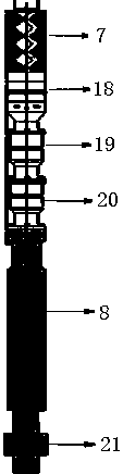 A submersible direct drive screw pump huff and puff oil recovery device