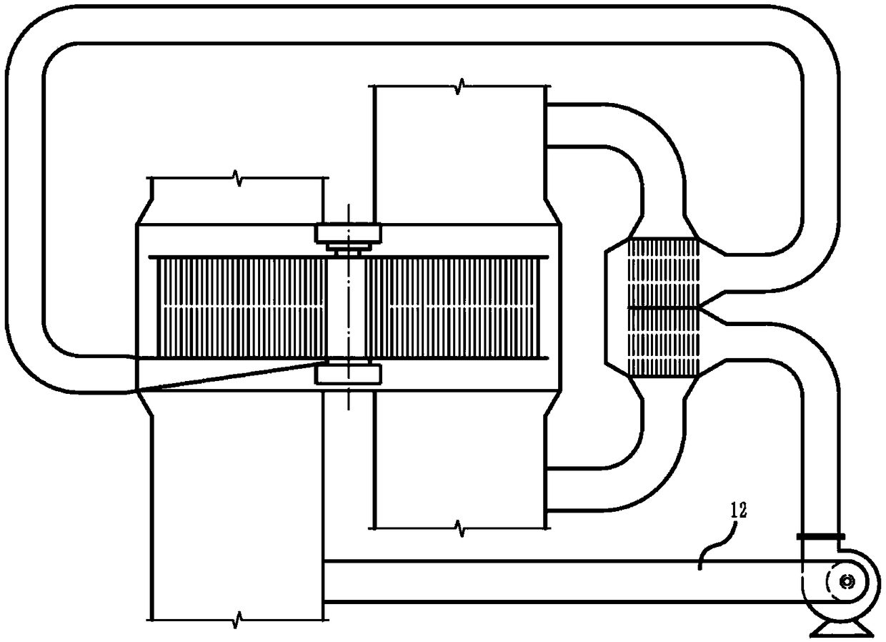 Energy-saving synergistic anti-blocking method and system based on air preheater bypass flue