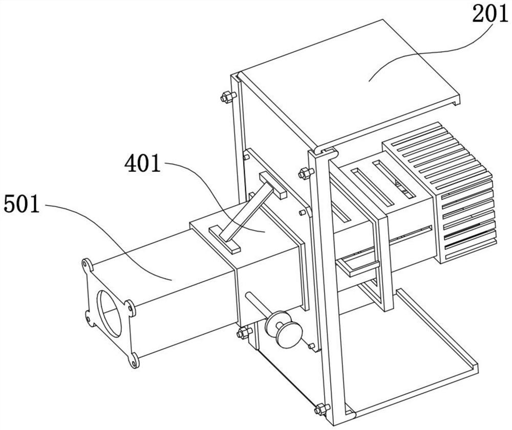 Computer air outlet acceleration device