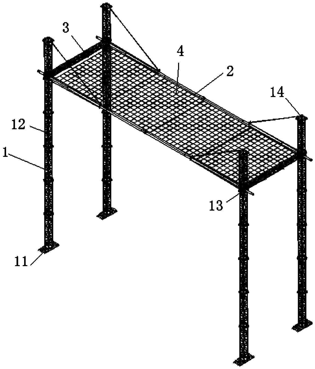 Crossing frame